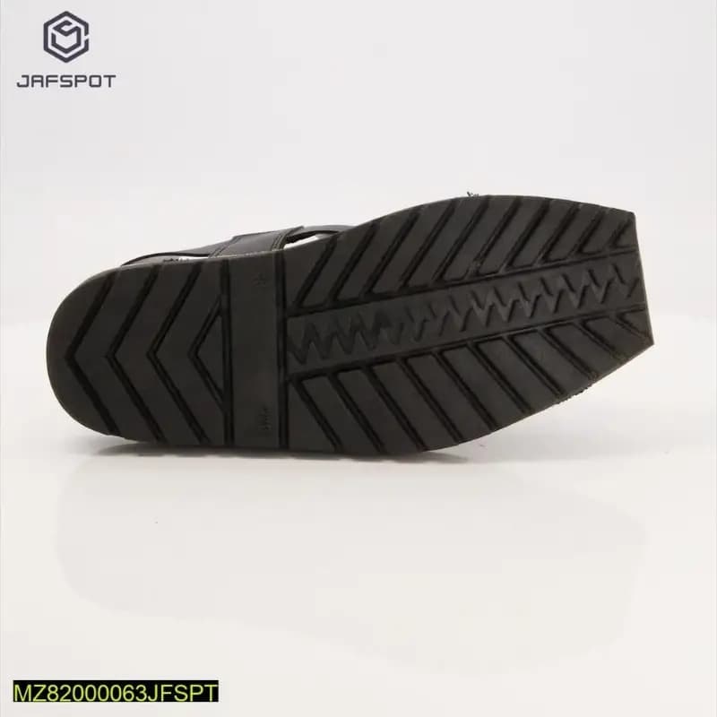 Jaf Spot- Signature Peshawari Chappa-JF31, Black